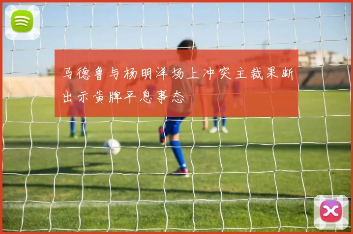 马德鲁与杨明洋场上冲突主裁果断出示黄牌平息事态